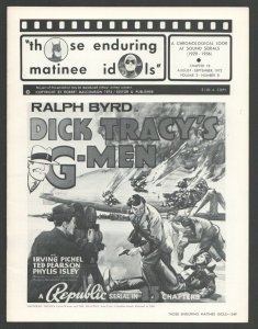 Those Enduring Matinee Idols #18 8/1972-Movie serial fanzine-Film images-arti...