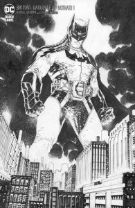 Batman Gargoyle Of Gotham #1 (Of 4) Cover E 1 in 25 Jim Lee Black & White Varian
