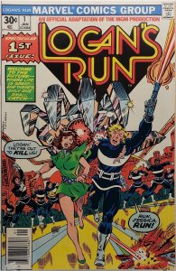 LOGAN'S RUN #1 (1977) George Perez Movie Adaptation NM/Mint