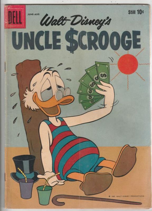 Uncle Scrooge, Walt Disney #30 (Jun-60) FN- Mid-Grade Uncle Scrooge