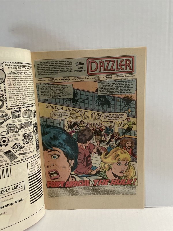 Dazzler #7 Incredible Hulk