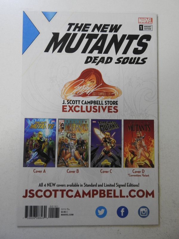 New Mutants: Dead Souls #1 Campbell Variant (2018) VF/NM Condition!