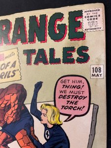 STRANGE TALES #108 VG Condition