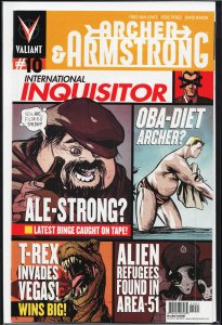 Archer and Armstrong #10 Pullbox Cover (2013) Archer