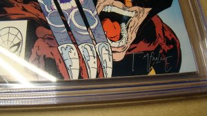 HULK 340 *CGC 9.2 WHITE PAGES* WOLVERINE VS HULK REMATCH McFARLANE ART AUTOGRAPH