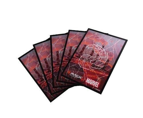MTG Marvel's Spider-Man Premium Art Sleeves Mountain By Gamegenic