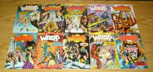 Warp #1-19 VF/NM complete series + special 1-3 frank brunner - peter b. gillis