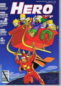 Hero Illustrated #19 ORIGINAL Vintage 1995 Warrior Publications Simpsons