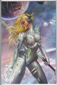 Cyber Spectre #1 Jamie Tyndall Virgin Variant Scout Comics NM