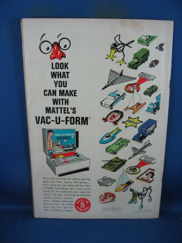 STAR SPANGLED WAR STORIES 127 F VF DINOSAUR CVR 1966 DC