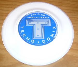 Tekno Comix Fan Club 7 Frisbee - promotional flying disc toy neat rare promo