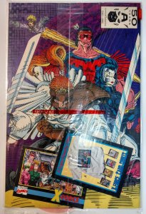 X-Force #1 (7.5, 1991) Negative UPC Variant, X-Force Card in PolyBag