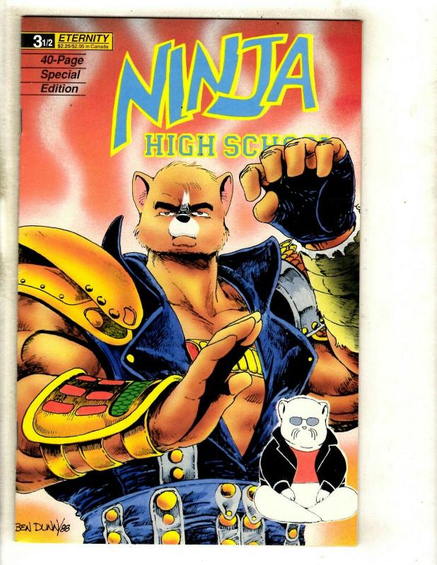 10 Ninja High School Comics 1 2 3 3.5 4 5 6 Ninja High School Mini + Feeple JF8