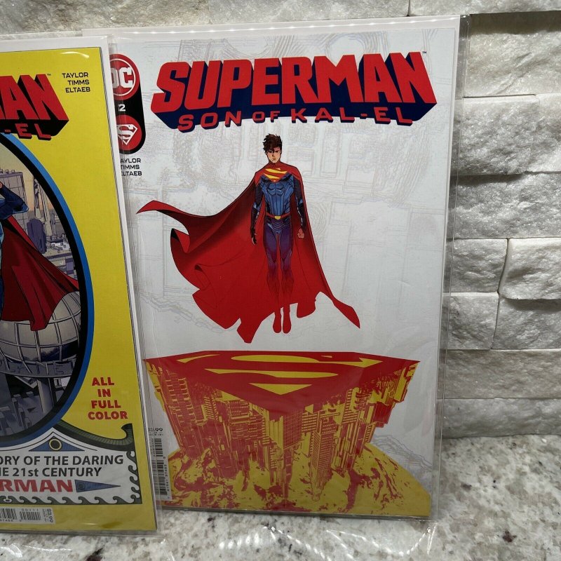 Superman: Son of Kal-El #1 & 2 lot Of Both Books
