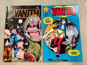 Vanity (1984) #1 & 2 (VF+/NM) Complete Set Will Meugnoit story/art Pacific