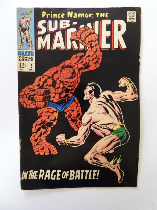 Sub-Mariner #8 (1968) FN- condition