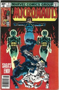 Micronauts #11 Newsstand Edition (1979)