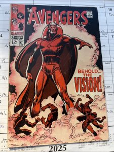 Avengers #57 1st App The Vision 2nd Ultron Buscema Thomas Marvel 1968