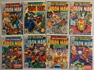 Iron Man lot #93-153 Marvel (average 5.0 VG/FN) 35 different (1976 to 1981)