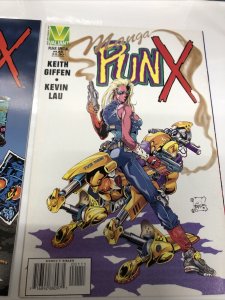 Punx (1995) Set Issue # 1-4 Valiant Comics • Keith Giffen • Claude St. Aubin •
