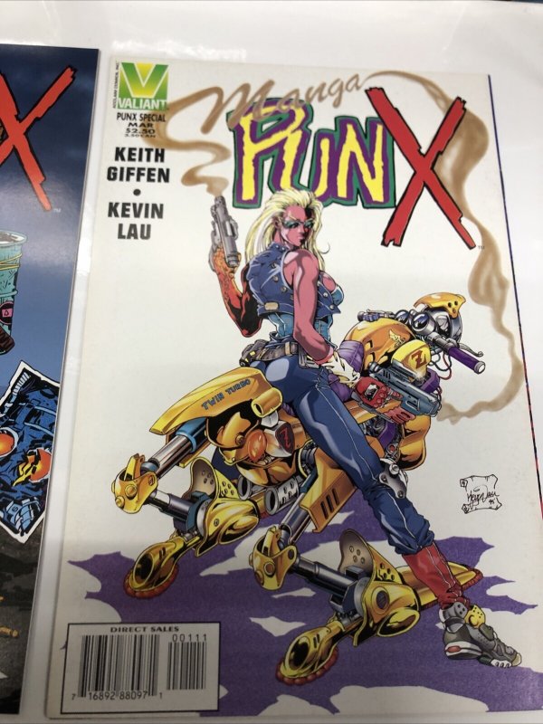 Punx (1995) Set Issue # 1-4 Valiant Comics • Keith Giffen • Claude St. Aubin •