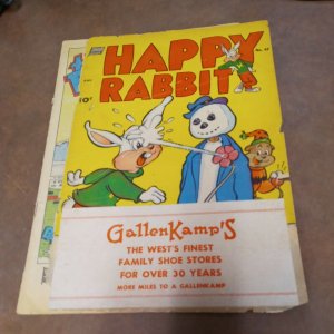 Happy Rabbit #47, 1951, Standard Comics Golden Age Pre-code Funny Animals