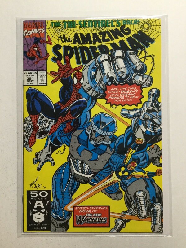 Amazing Spider-Man Vol 1 351 Near Mint Nm Marvel 