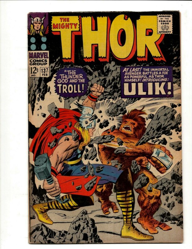 Mighty Thor # 137 VF Marvel Comic Book Odin Loki Asgard Enchantress Avengers BJ1