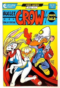Bullet Crow, Fowl of Fortune #1 (March 1987, Eclipse) 8.0 VF