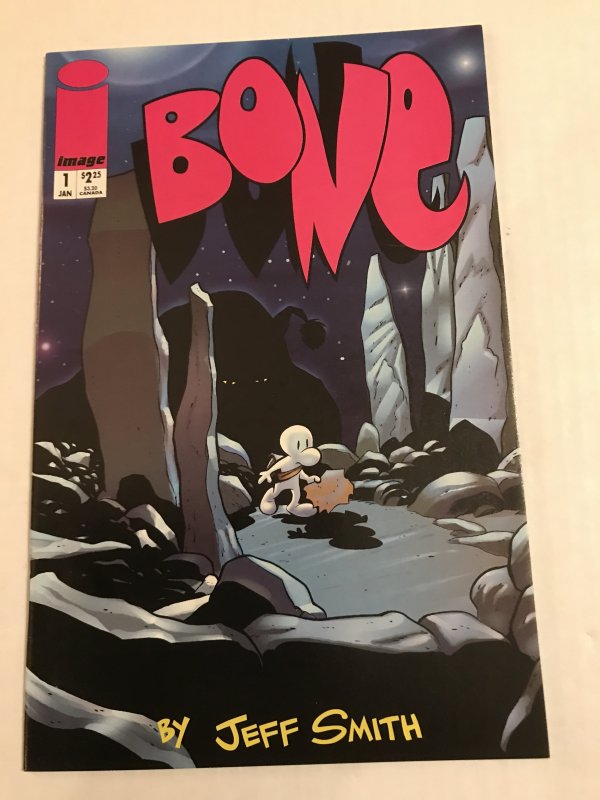 Bone #1 : Image Comics 1/96 NM; Newsstand Variant, Jeff Smith, scarce, Netflix