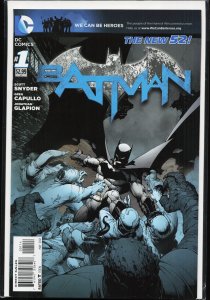 Batman #1 Fourth Print Cover (2011) Batman [Key Issue]