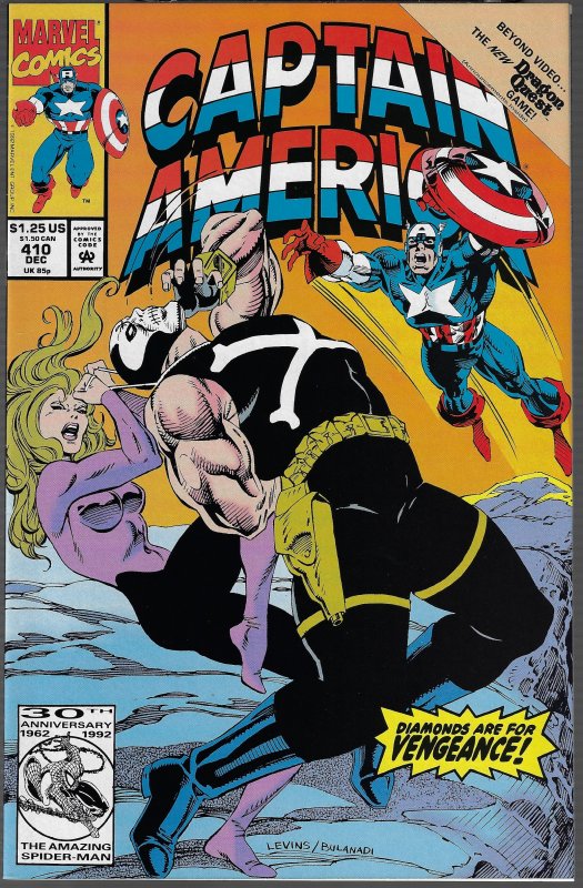 Captain America #404,406,410,412 (Marvel, 1992-93) - Four Issues
