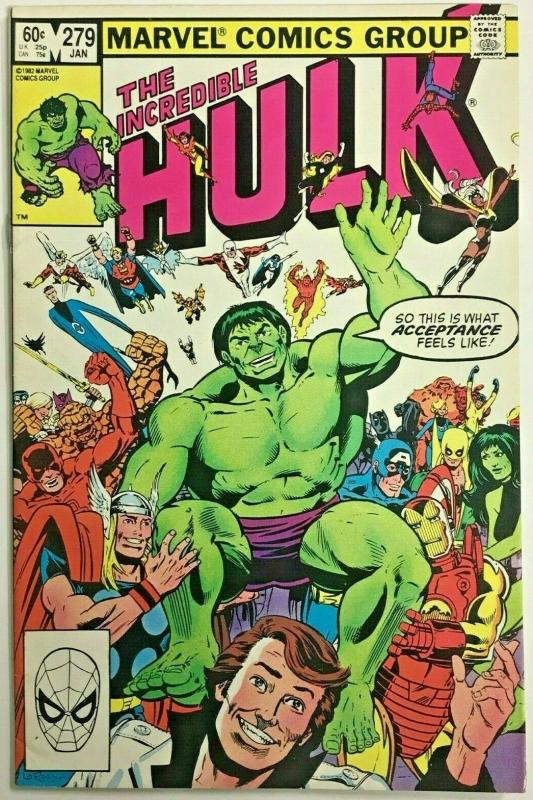 Incredible Hulk279 VF 1983 Marvel Bronze AGE Comics Comic Books Bronze Age, Marvel