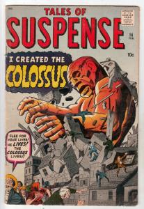 Tales of Suspense #14 (Feb-61) GD Affordable-Grade Colossus