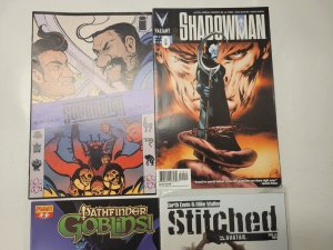 4 IDW Comics #7 Stitched #0 Shadowman #2 Pathfinder Globin #2 Sovereign 34 TJ26