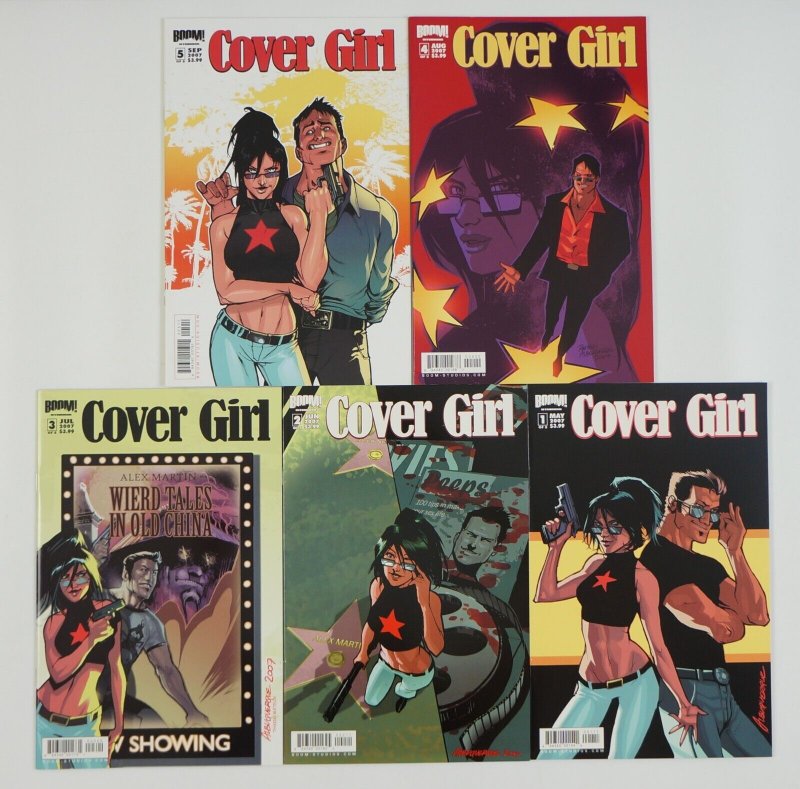Cover Girl #1-5 VF/NM complete series female bodyguard ; Boom