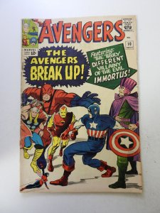 The Avengers #10 (1964) VG- condition bottom staple detached from cover