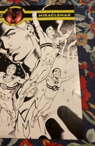 Miracleman #2 Alan Davis rare Black and White Cover (2014)