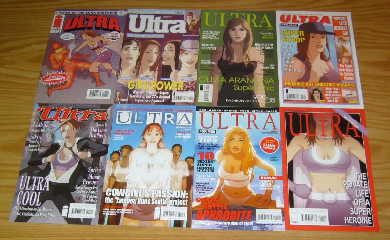 Ultra #1-8 VF/NM complete series - luna brothers - private life of super heroine