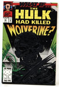 What If #50 - 1993 Death of Wolverine Marvel comic book NM-