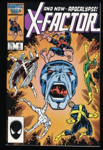 X-Factor #6 VF+ 8.5 1st Appearance of Apocalypse (En Sabah Nur)