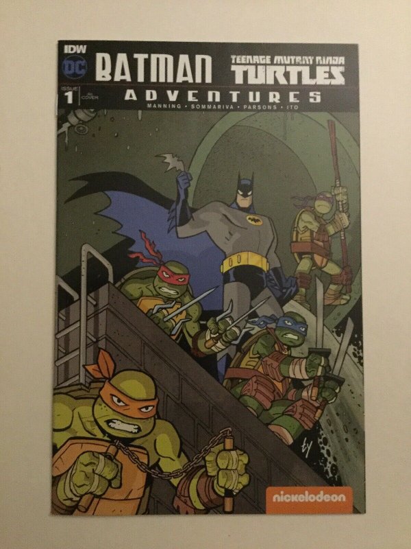 Batman Teenage Mutant Ninja Turtles 1 Variant Nm Near Mint Dc Idw