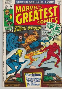 Marvel's Greatest Comics #26 Fantastic Four Marvel Comics