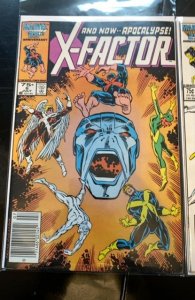 X-Factor books #5 and 6  (1986)1st app of apocolypse nice grade