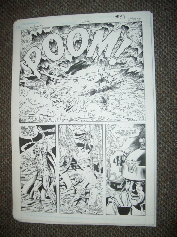 Curt Swan Original Art Aquaman #2 Page 7 CURT SWAN 1989