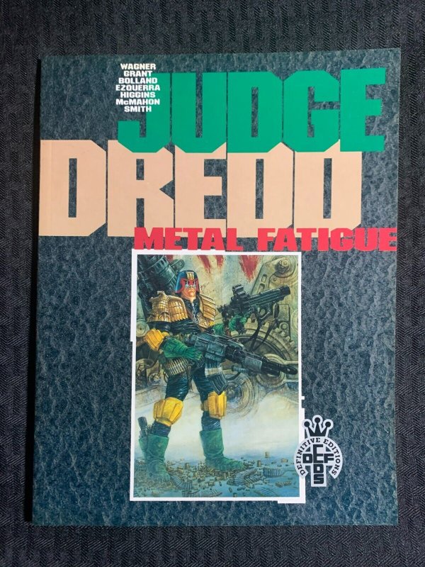 1991 JUDGE DREDD Metal Fatigue SC FVF 7.0 1st Titan Books / John Wagner