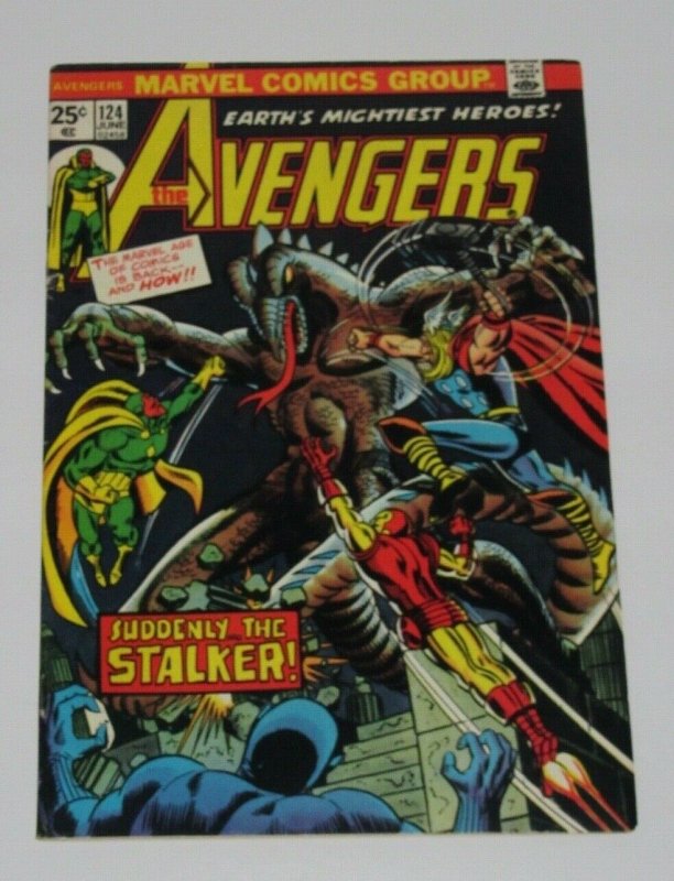 Avengers #124 1st Full App Star-Stalker MVS Rhino 1974 Marvel Comics VF