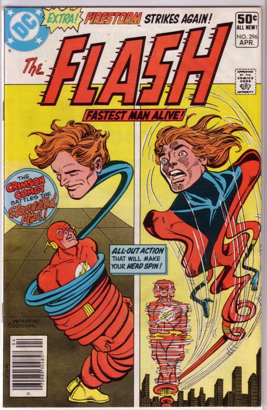 Flash   vol. 1   #296 VG Firestorm by Conway, Bates/Infantino, Elongated Man