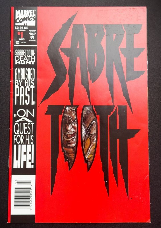 Sabretooth #1 (1993) Die Cut Cvr - KEY - 1st Solo