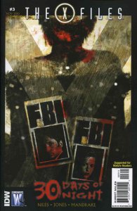 X-Files/30 Days Of Night #3 VF/NM ; WildStorm | Steve Niles